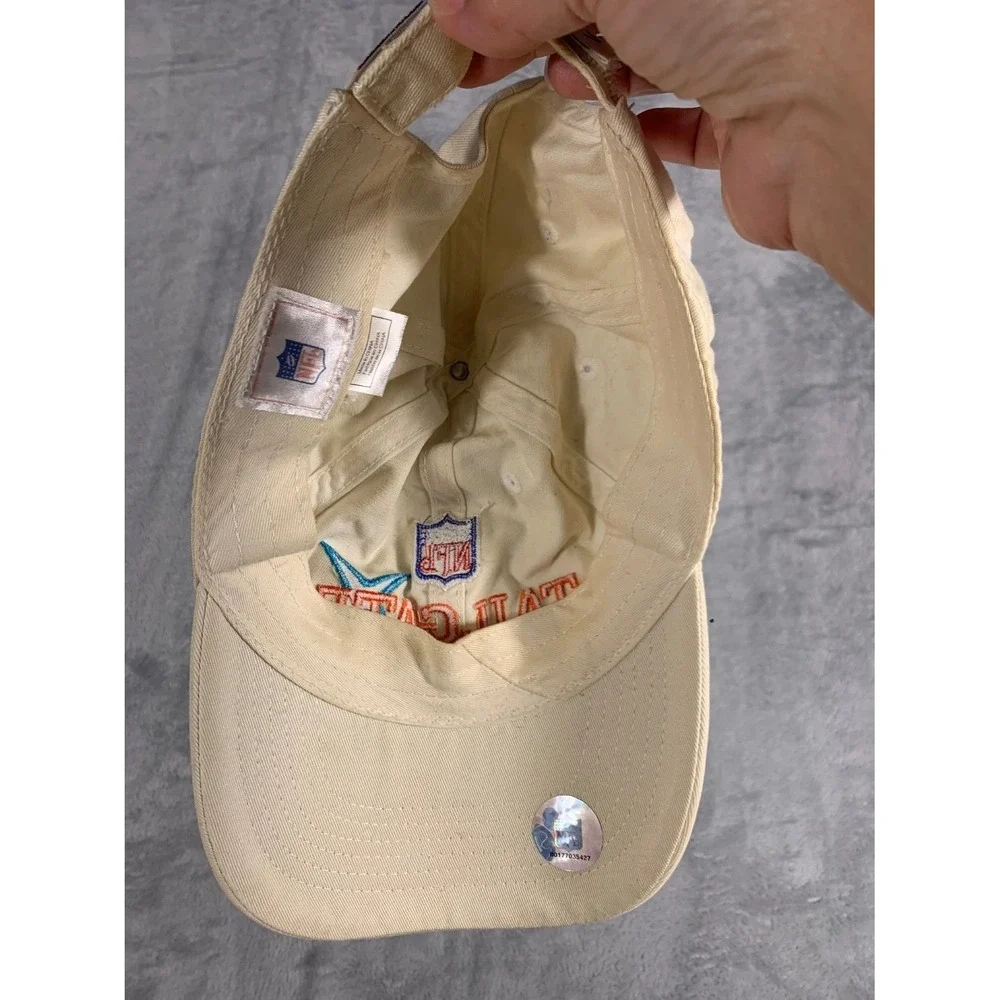 Vintage NFL Super Bowl Xli Tailgate Hat 2007 Miami Colts Bears Cream Strapback
